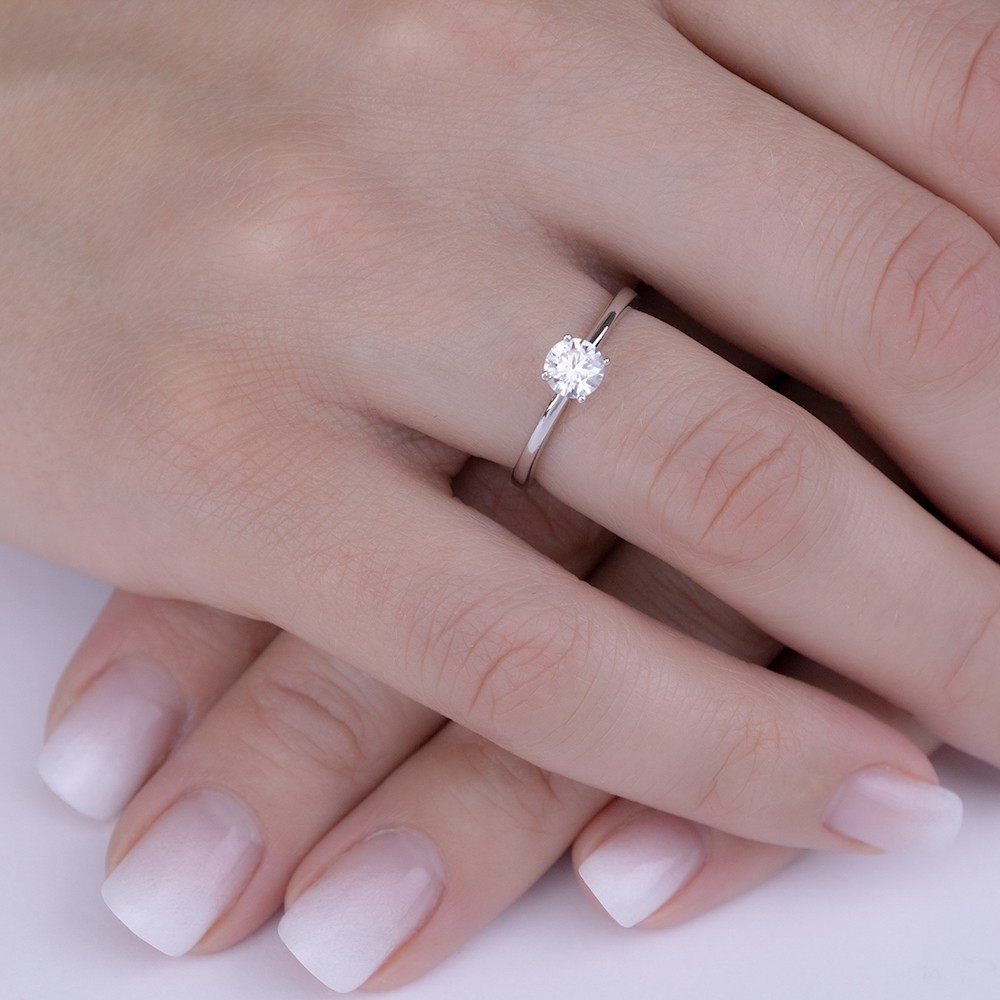 SILVEGO stříbrný prsten MADISON se Swarovski® Zirconia