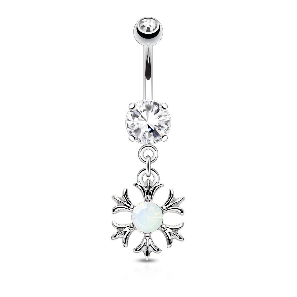 Piercing do pupíku z chirurgické oceli N18985