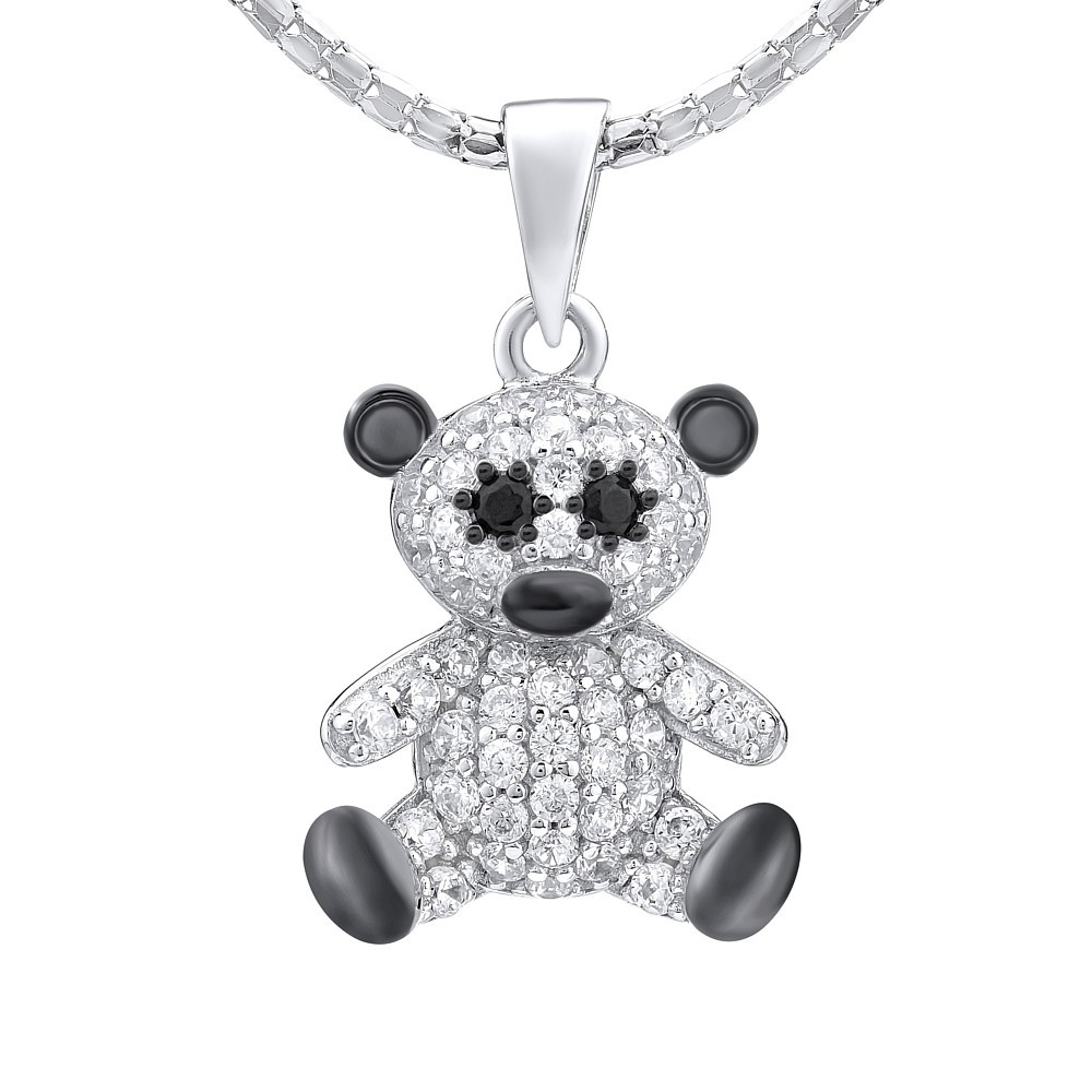 Stříbrný přívěsek medvídek