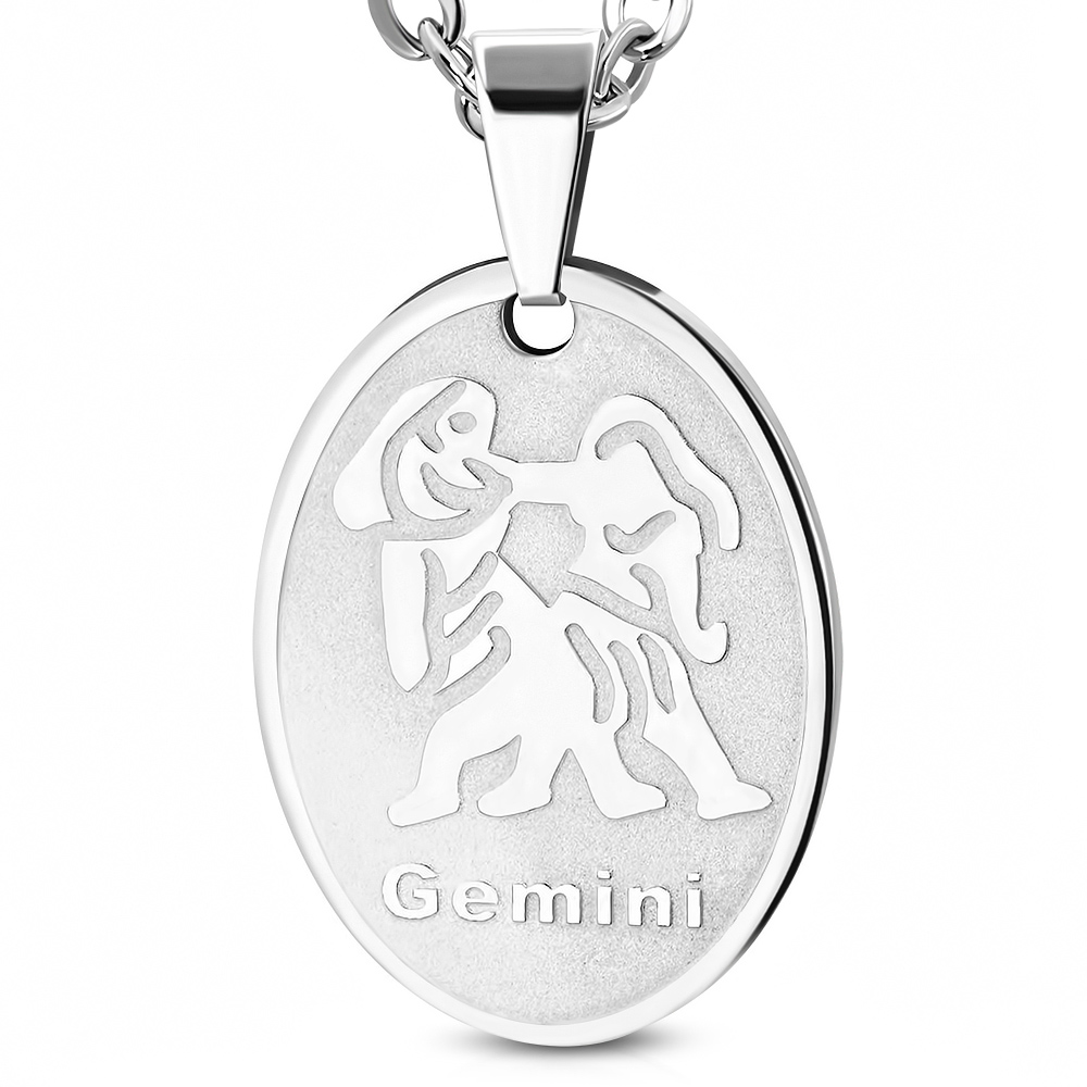 Přívěsek z chirurgické oceli Gemini AVP498