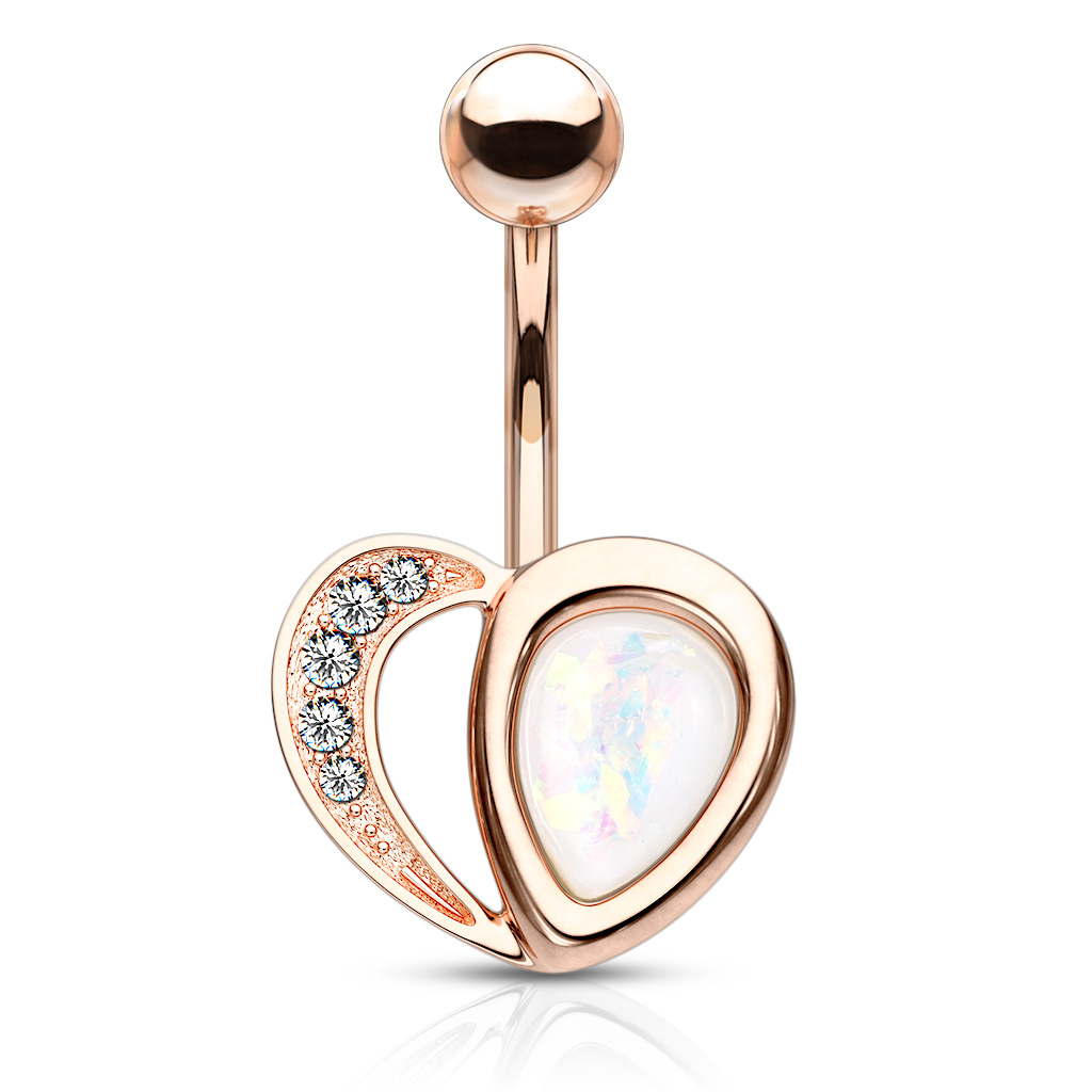 Piercing do pupíku z chirurgické oceli NSQ-5043-
