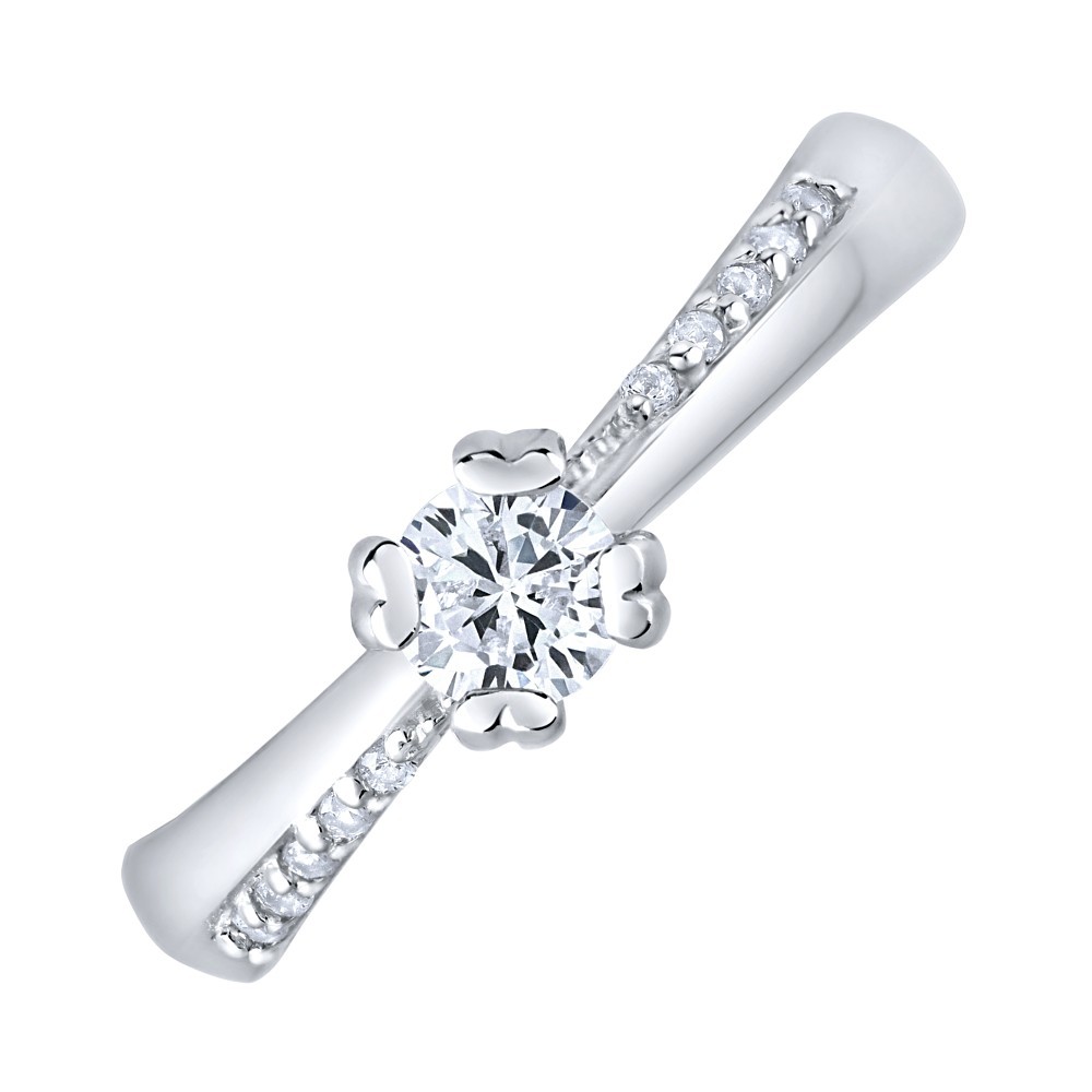 SILVEGO stříbrný prsten se Swarovski® Zirconia