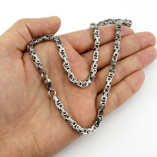 Ocelový náhrdelník BYZANTINE 5mm x 50cm