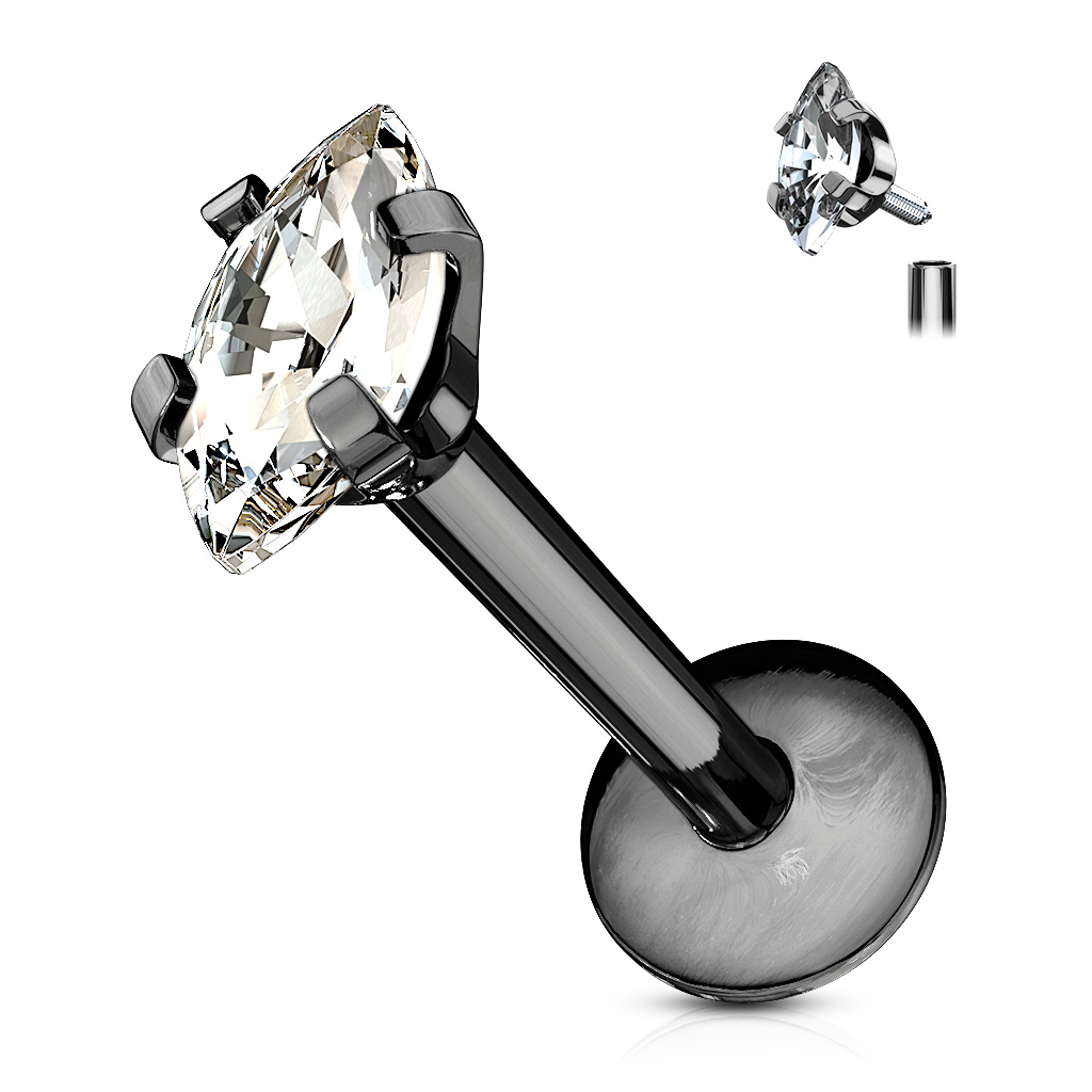 Piercing labret chirurgická ocel LSI033-1606