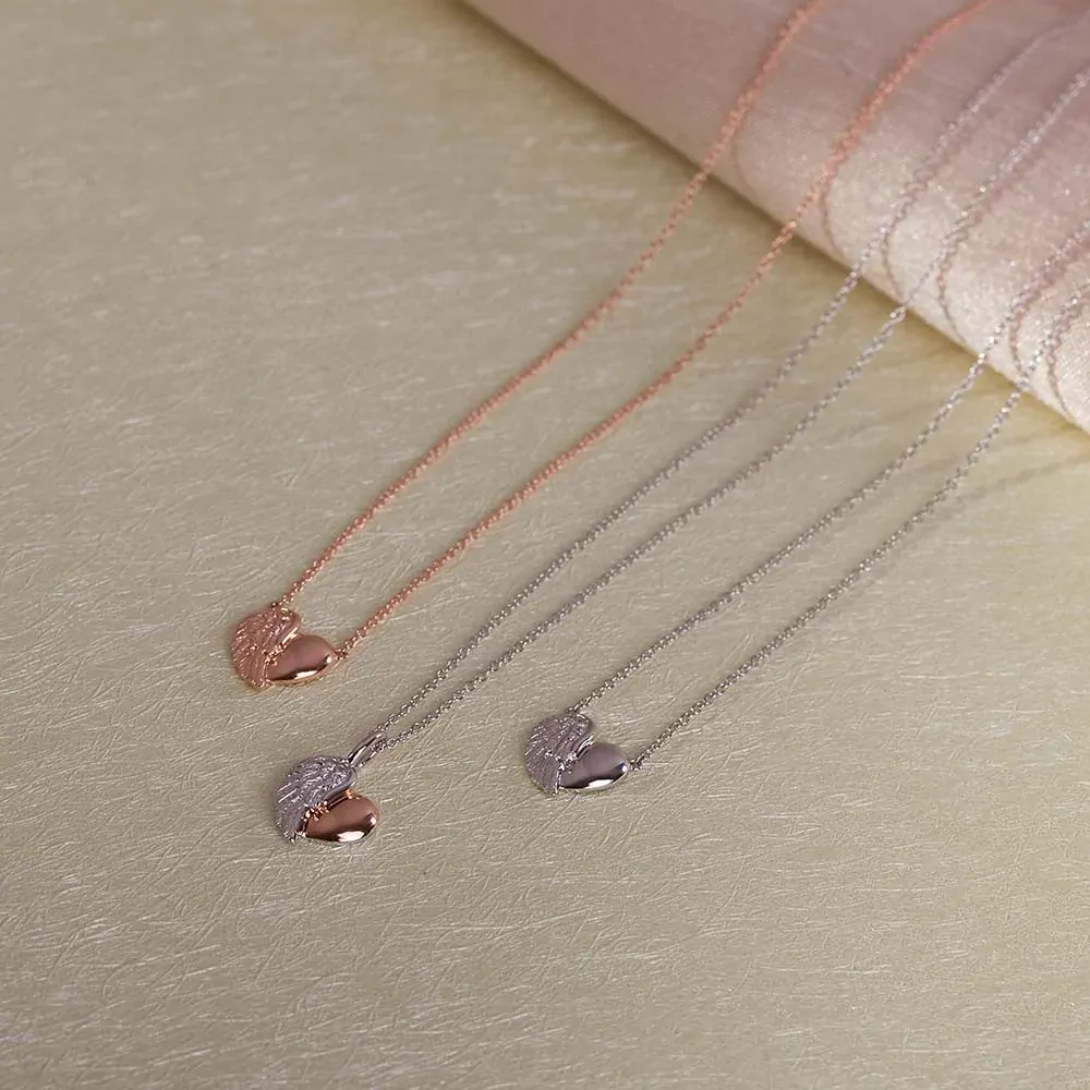 Luxusní souprava Engelsrufer Křídlo a srdce se zirkony