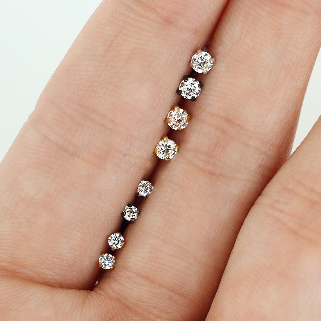 Piercing labret chirurgická ocel VL-22