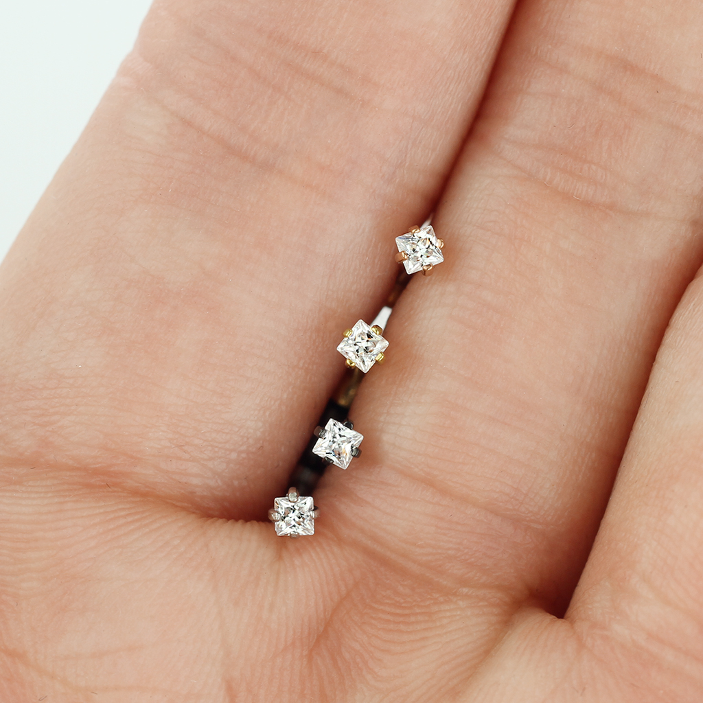Piercing labret chirurgická ocel VL-23