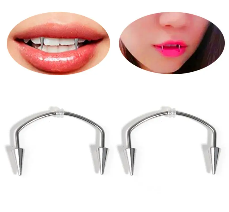 Piercing Vampire Spike Lips