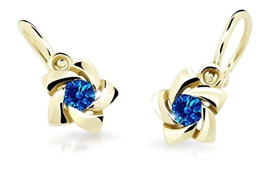 Dětské náušnice s designem růžiček C2201