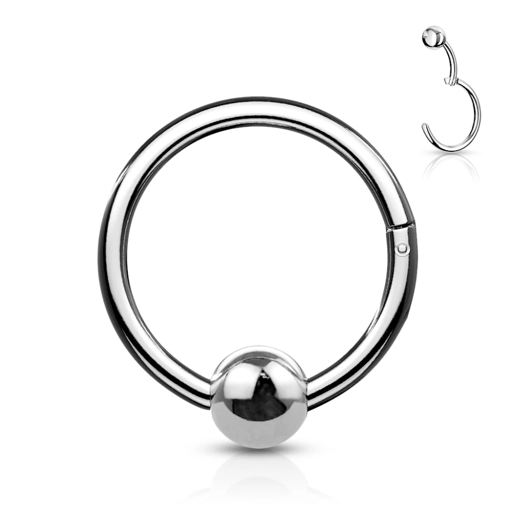 Piercing kruh segment s kuličkou