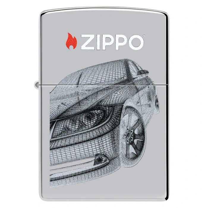 Benzínový zapalovač Zippo Futuristic Automotive