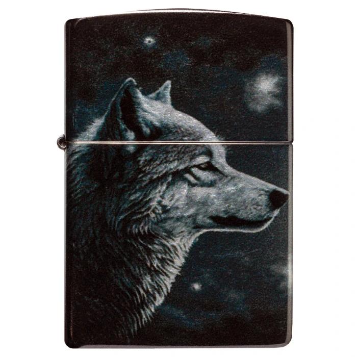 Benzínový zapalovač Zippo Wolves Design