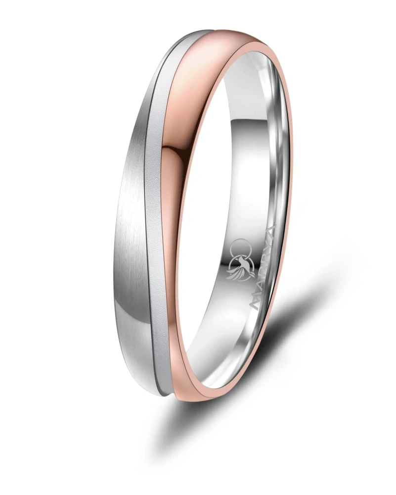 Snubní prsteny ocelové Linie Lásky