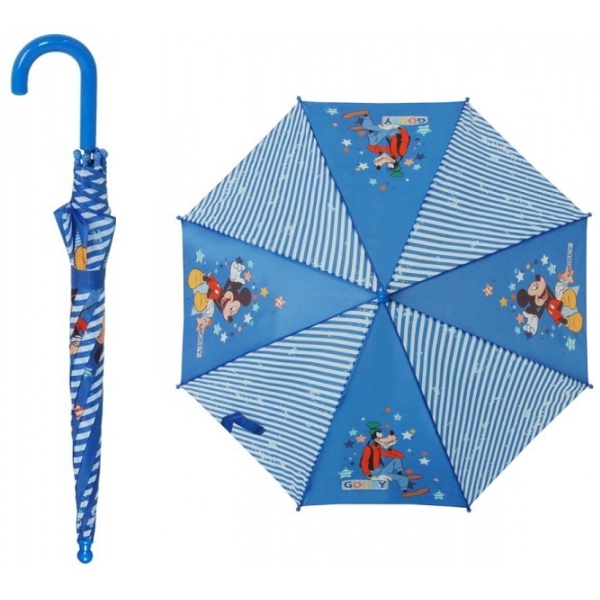 Holový deštník vystřelovací dětský mickey&goofy