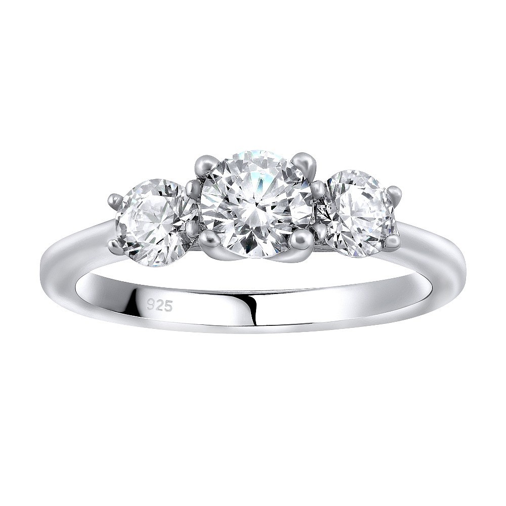 SILVEGO stříbrný prsten VICTORIA se Swarovski® Zirconia