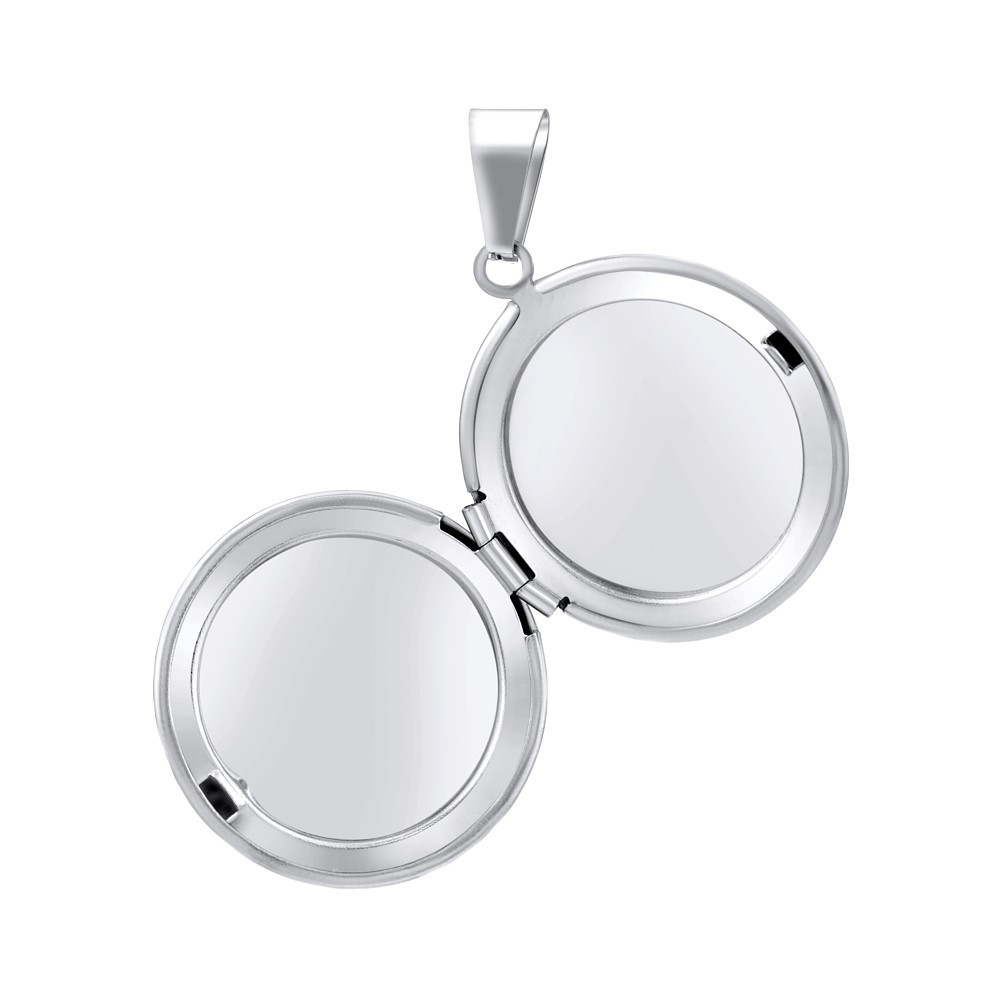 Ocelový medailon kruh otevírací