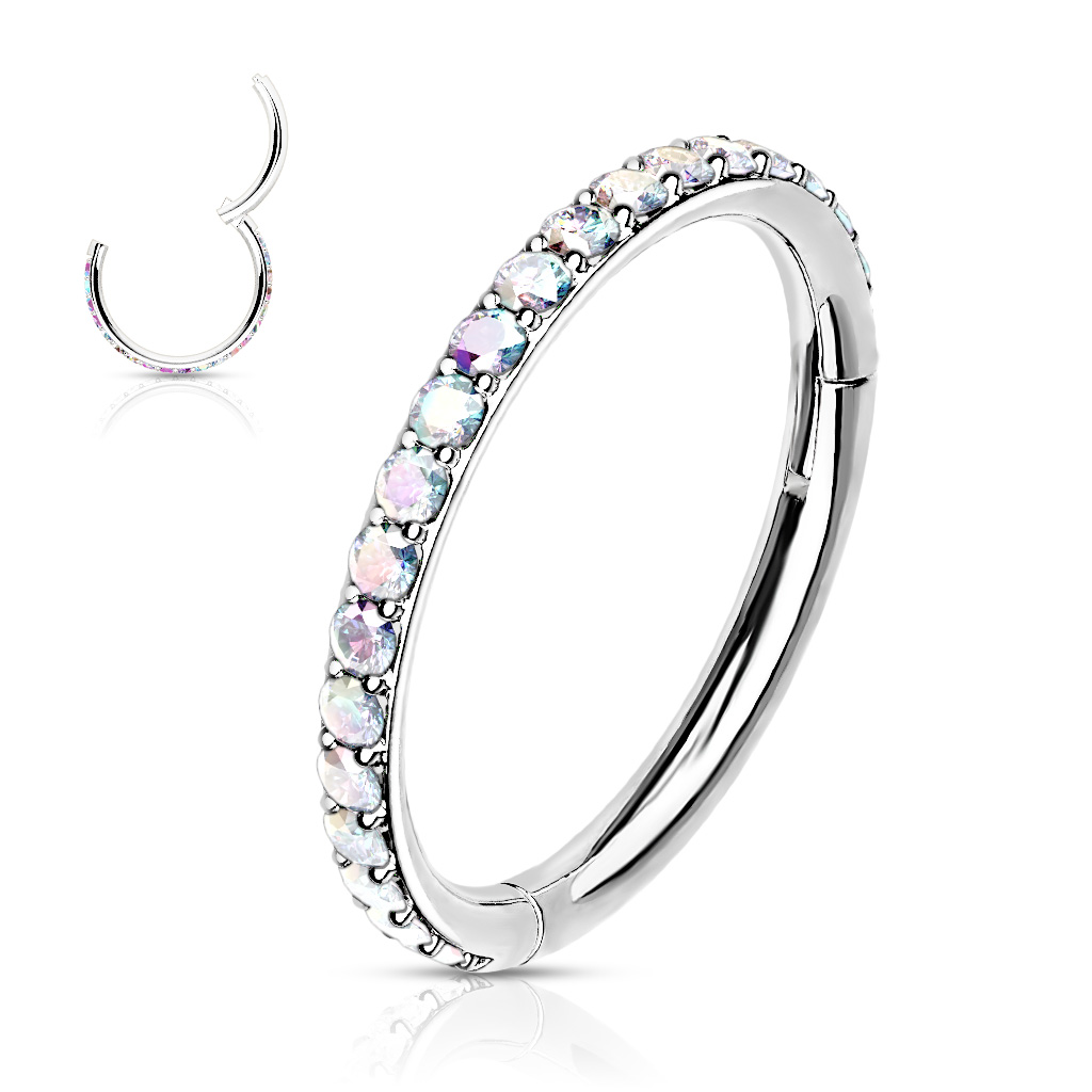 Piercing kruh segment s kamenem