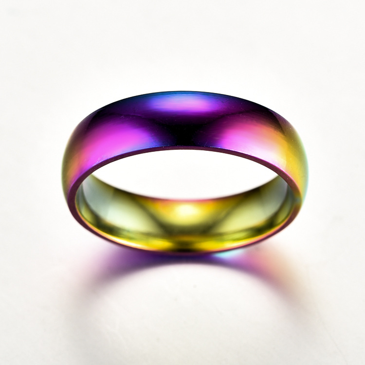 Prsten z chirurgické oceli Colorful