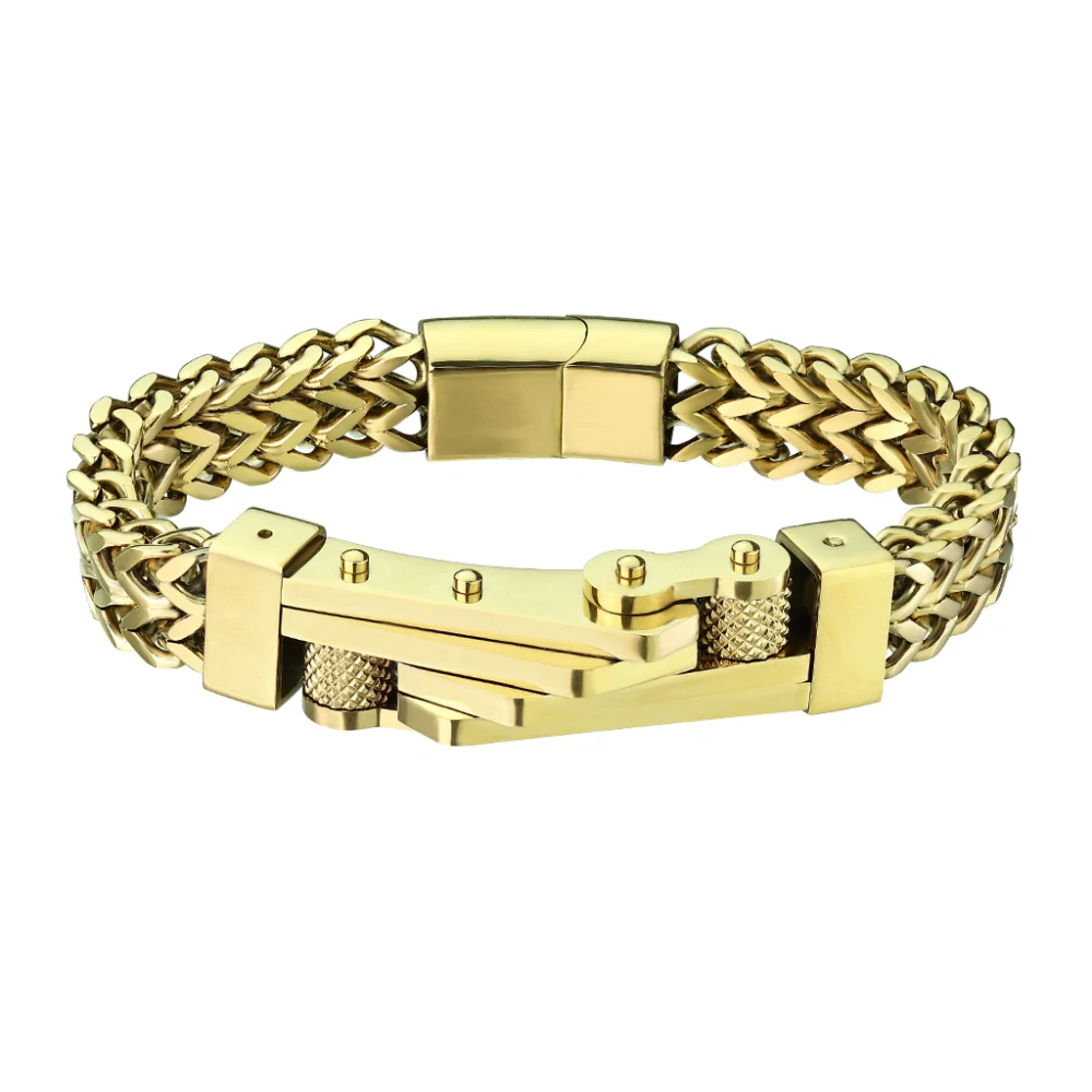 Náramek z chirurgické oceli Bicycle Chain