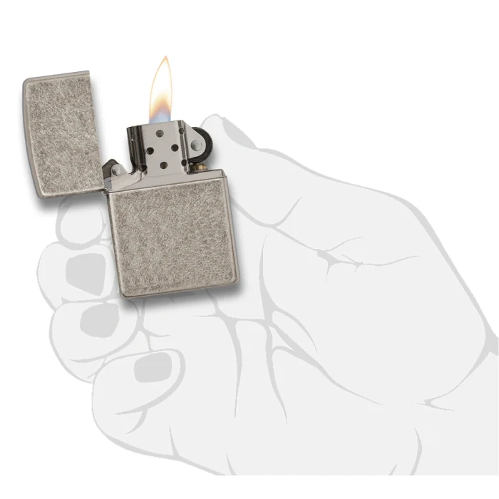 Benzínový zapalovač Zippo 27003 Armor® Antique Silver Plate