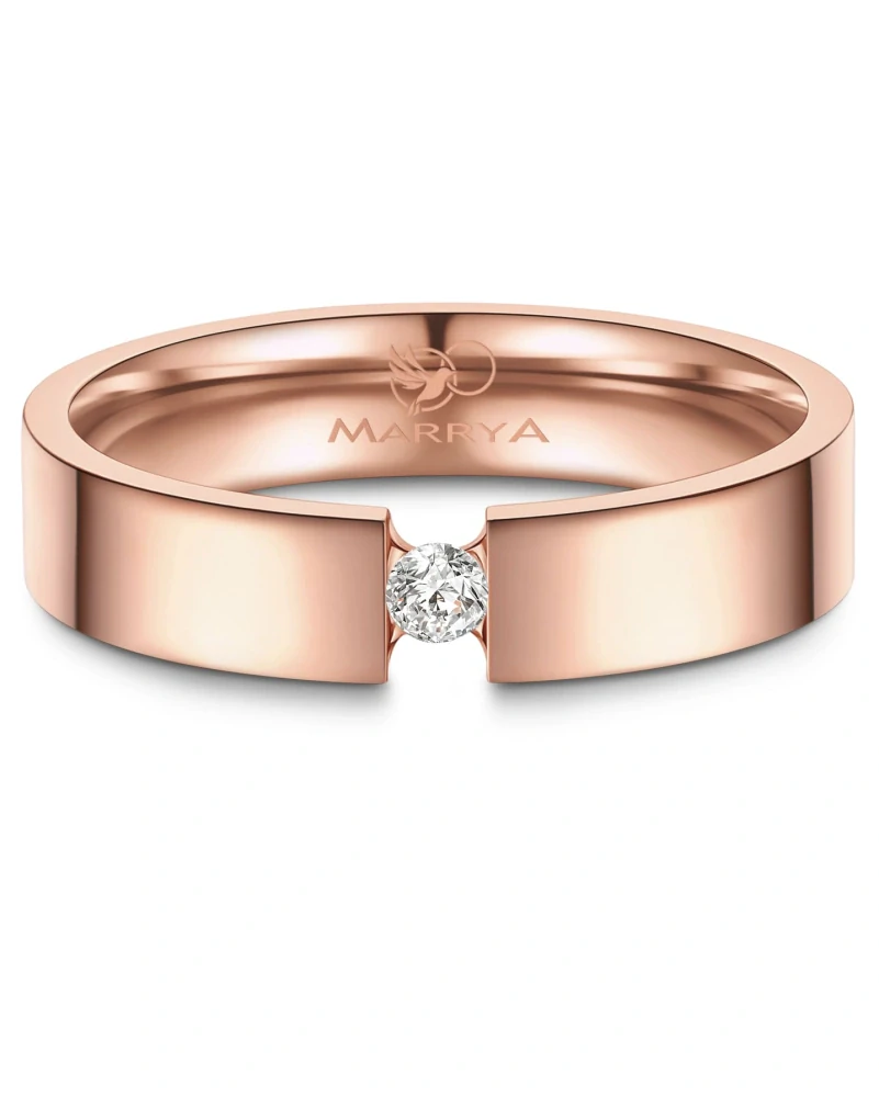 Snubní prsteny ✨ Čistá elegance Rose Gold