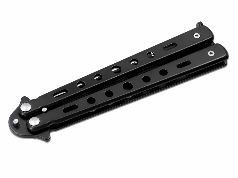 Tréninkový nůž motýlek (Balisong) Black