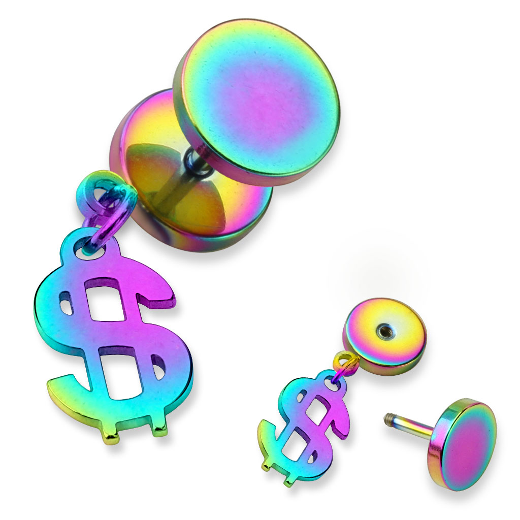 Piercing falešný plug PSFX-104