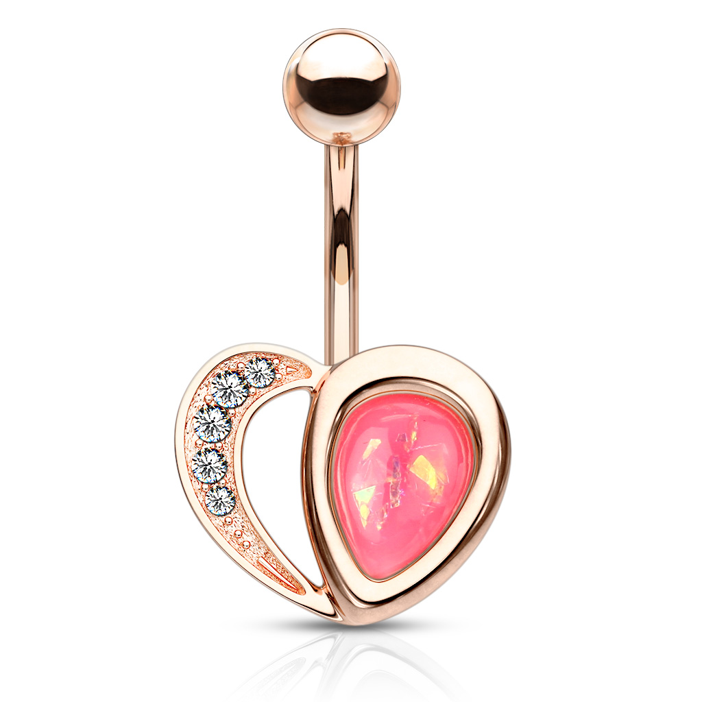 Piercing do pupíku z chirurgické oceli NSQ-5043-