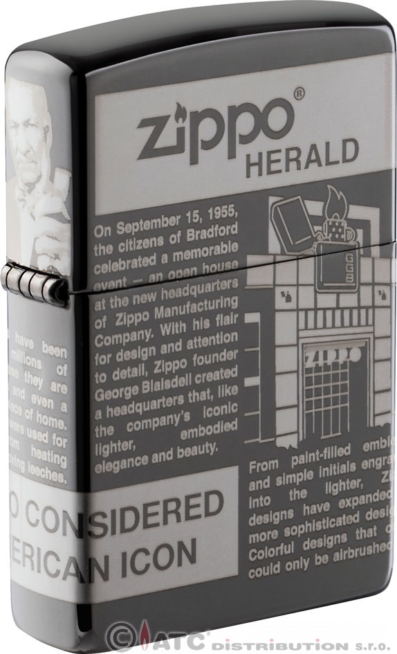Benzínový zapalovač Zippo NEWSPRINT DESIGN