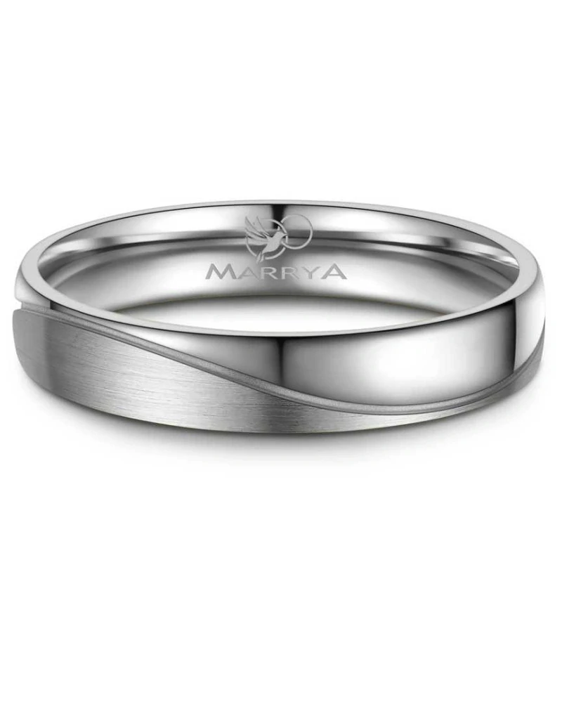 Jemné titanové snubní prsteny TI-34