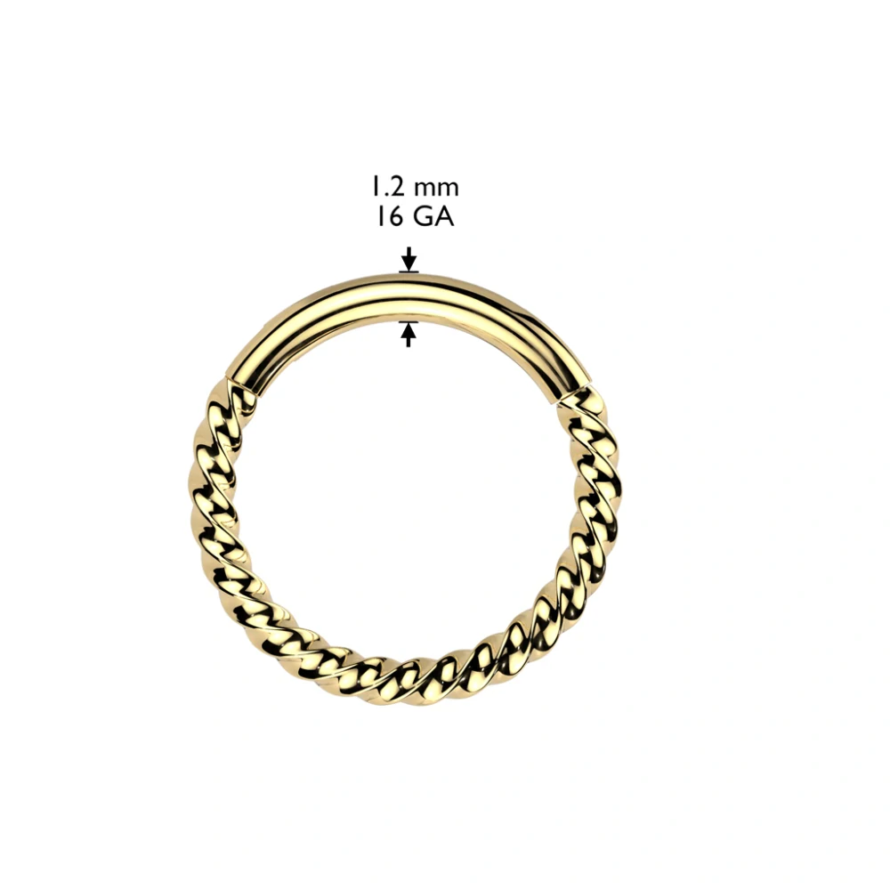 Piercing kruh segment kroucený