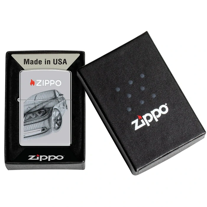 Benzínový zapalovač Zippo Futuristic Automotive