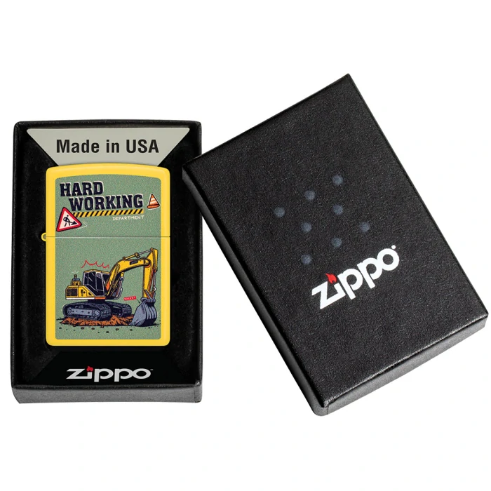 Benzínový zapalovač Zippo Hard Working Design