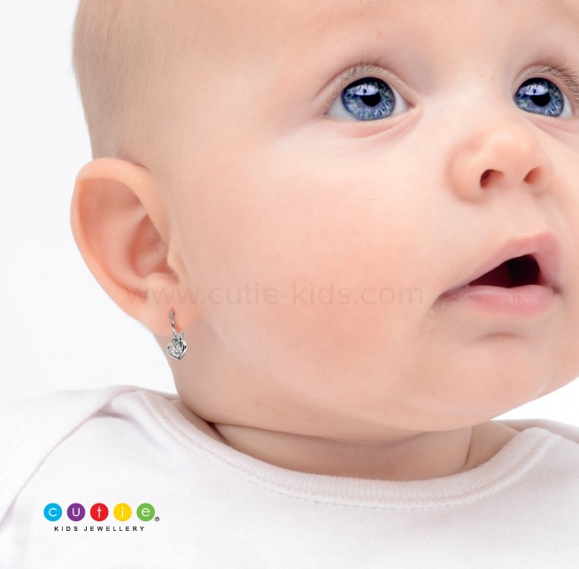 Dětské náušničky Cutie srdíčka C1943