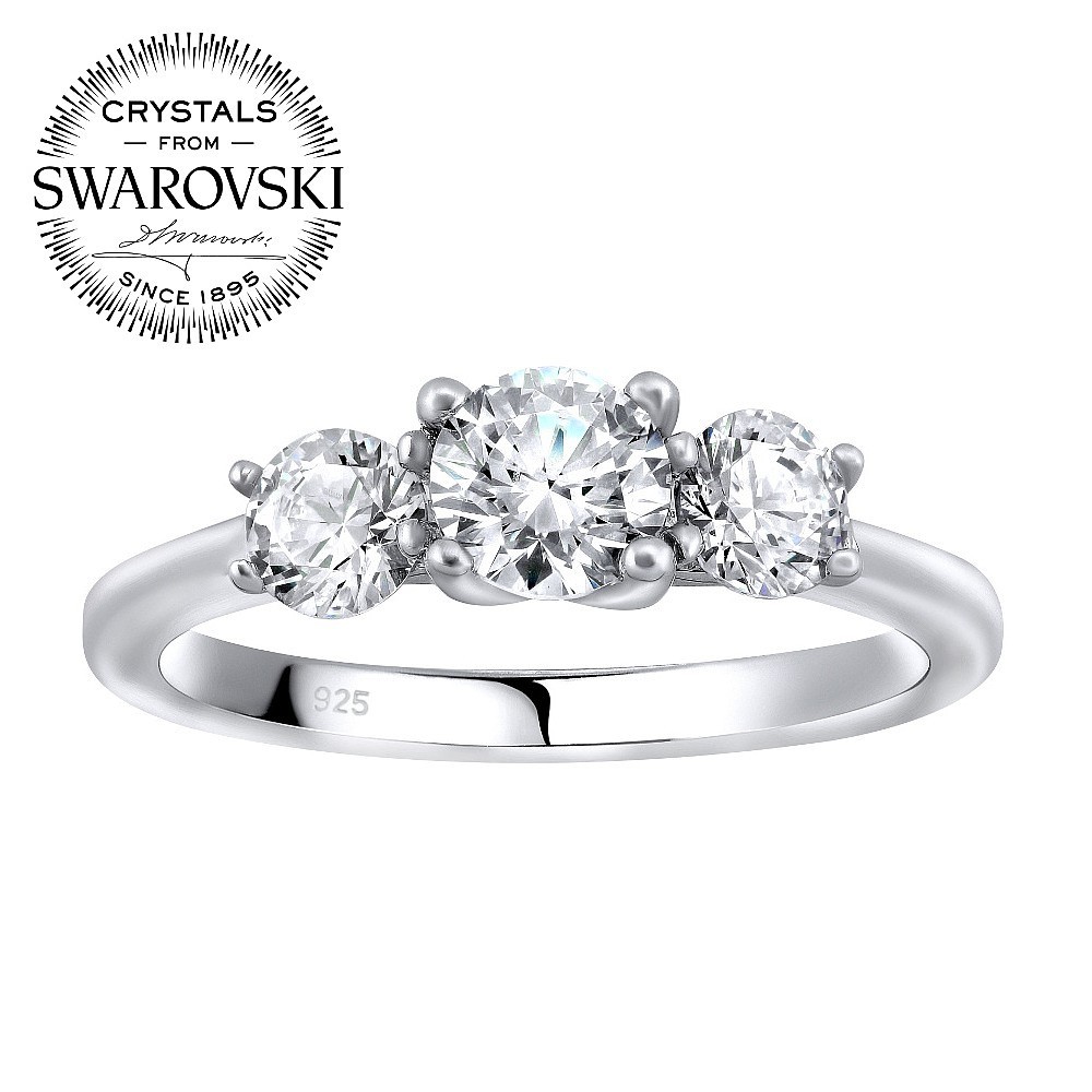 SILVEGO stříbrný prsten VICTORIA se Swarovski® Zirconia