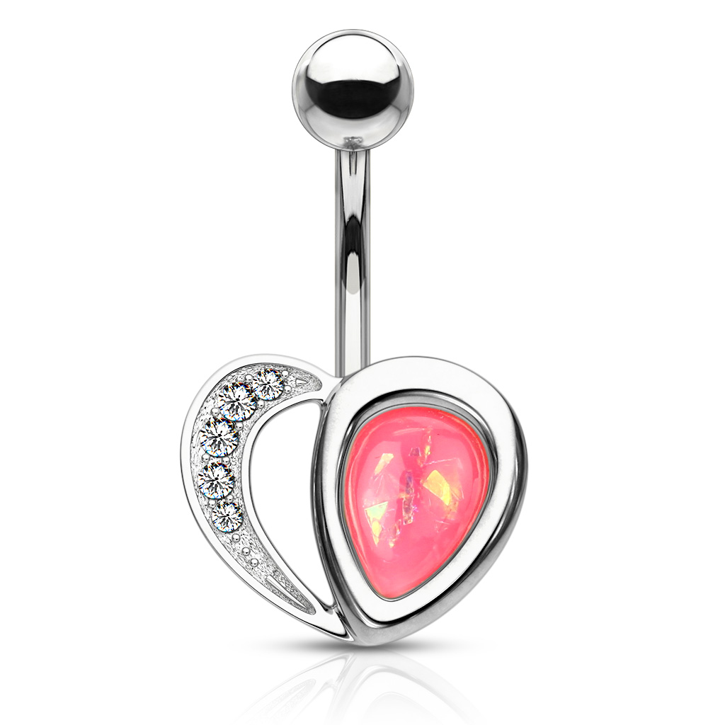 Piercing do pupíku z chirurgické oceli NSQ-5043-