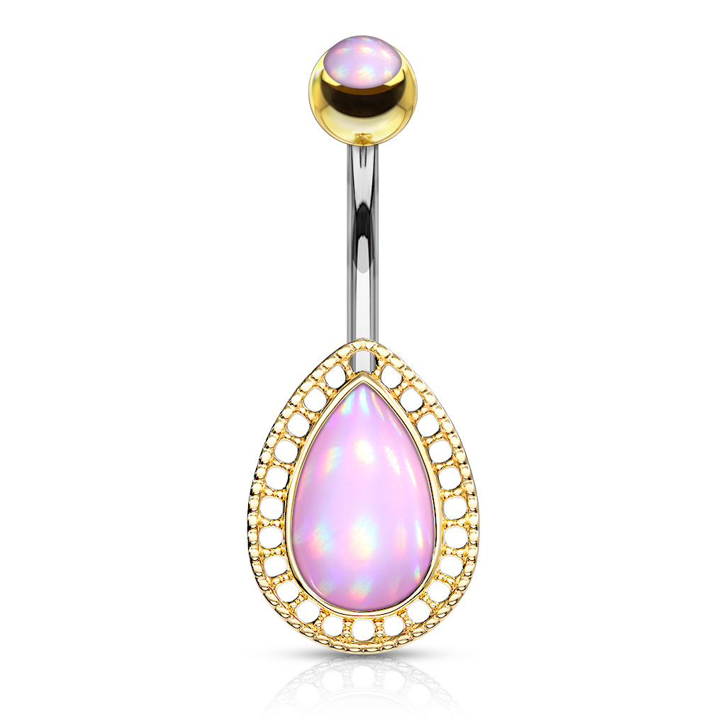 Piercing do pupíku z chirurgické oceli NSQ-5051