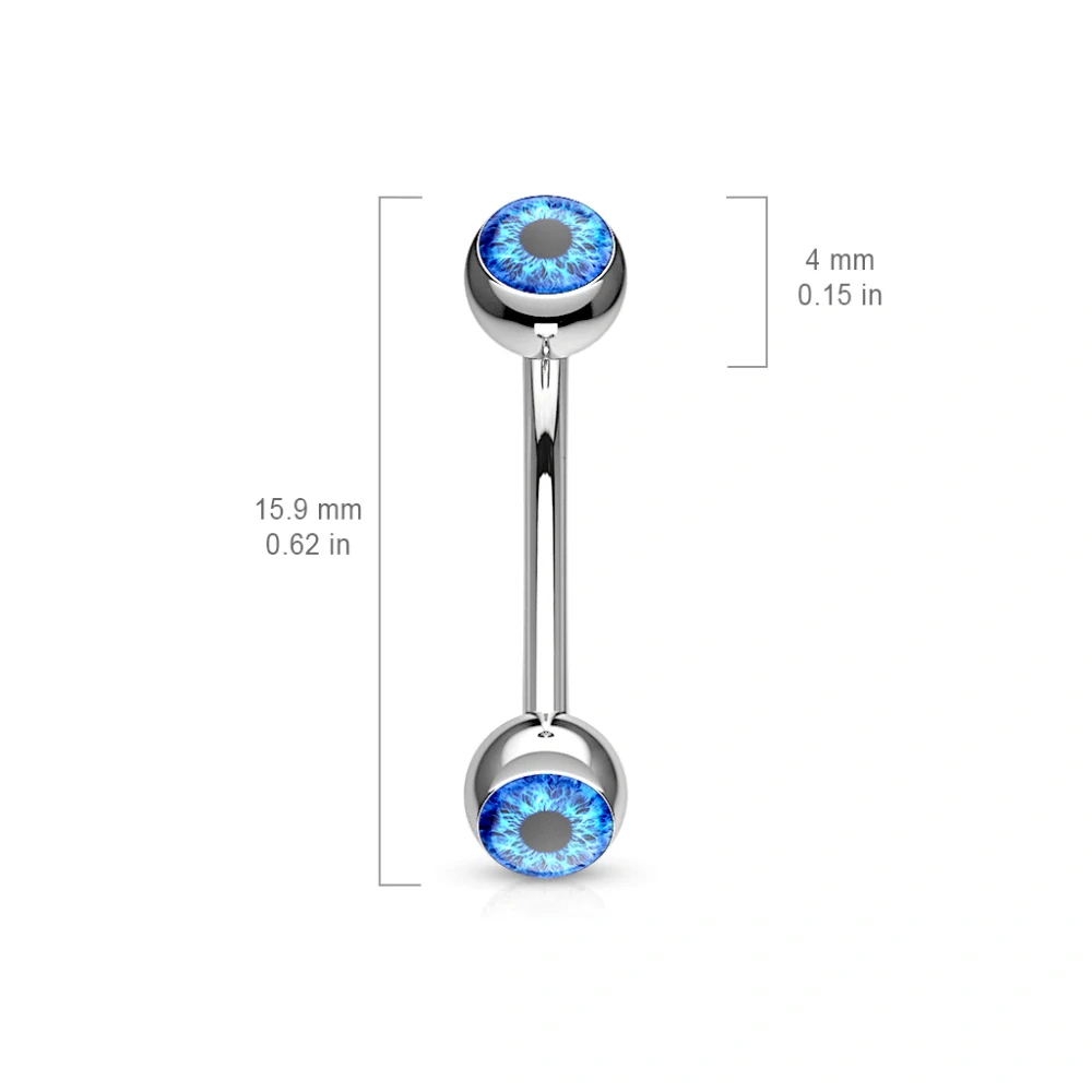 Piercing do obočí - banánek
