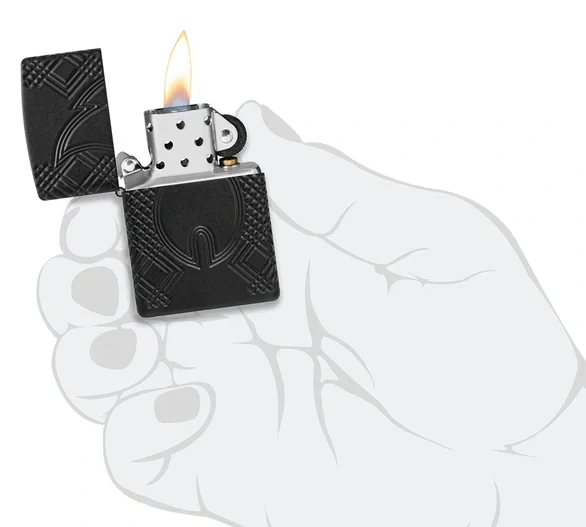 Benzínový zapalovač Zippo Armor® Rivet Flame Design