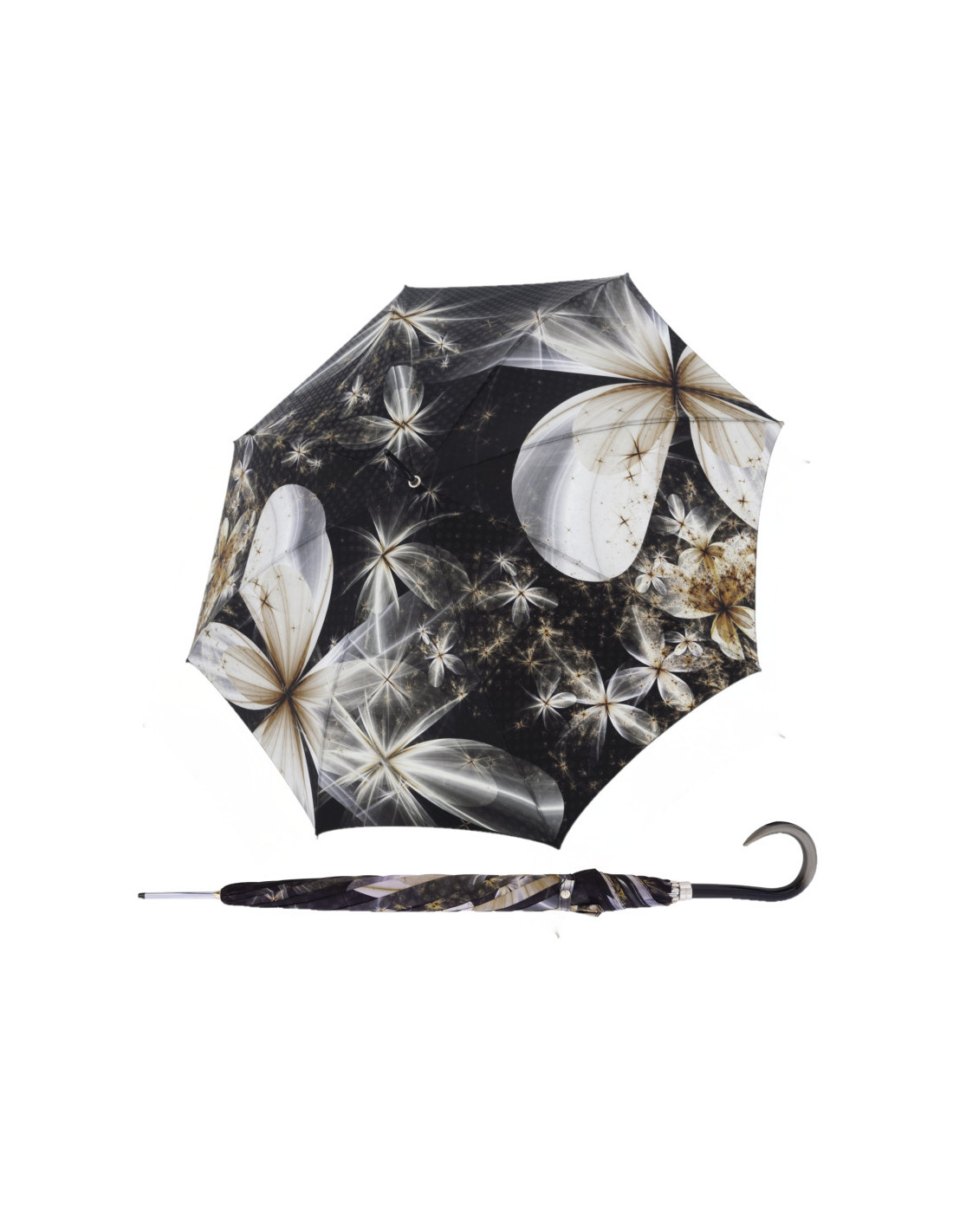 Elegance Boheme Magnolia - dámský luxusní deštník s potiskem květů magnolie