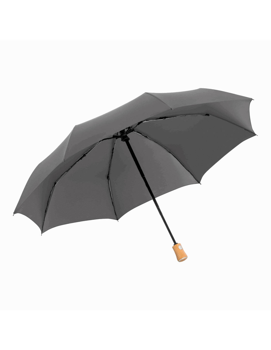 Bellino Nickel matt Oxford - plně automatický luxusní deštník