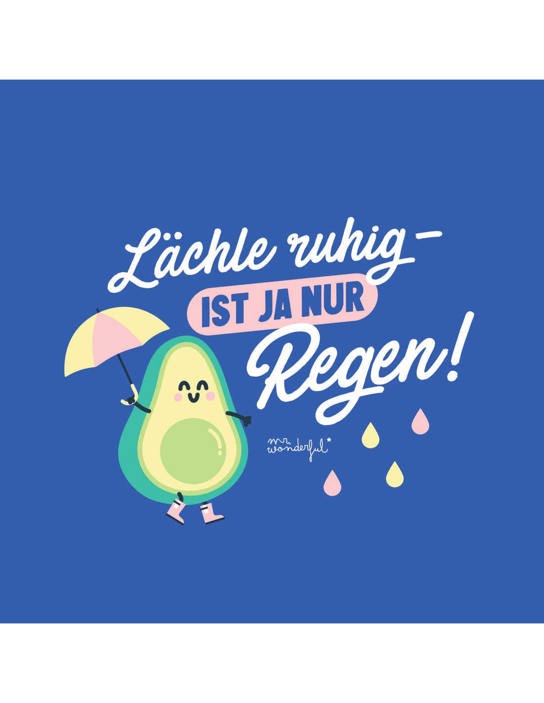 Kids Mini SMILING AVO - dětský skládací deštník