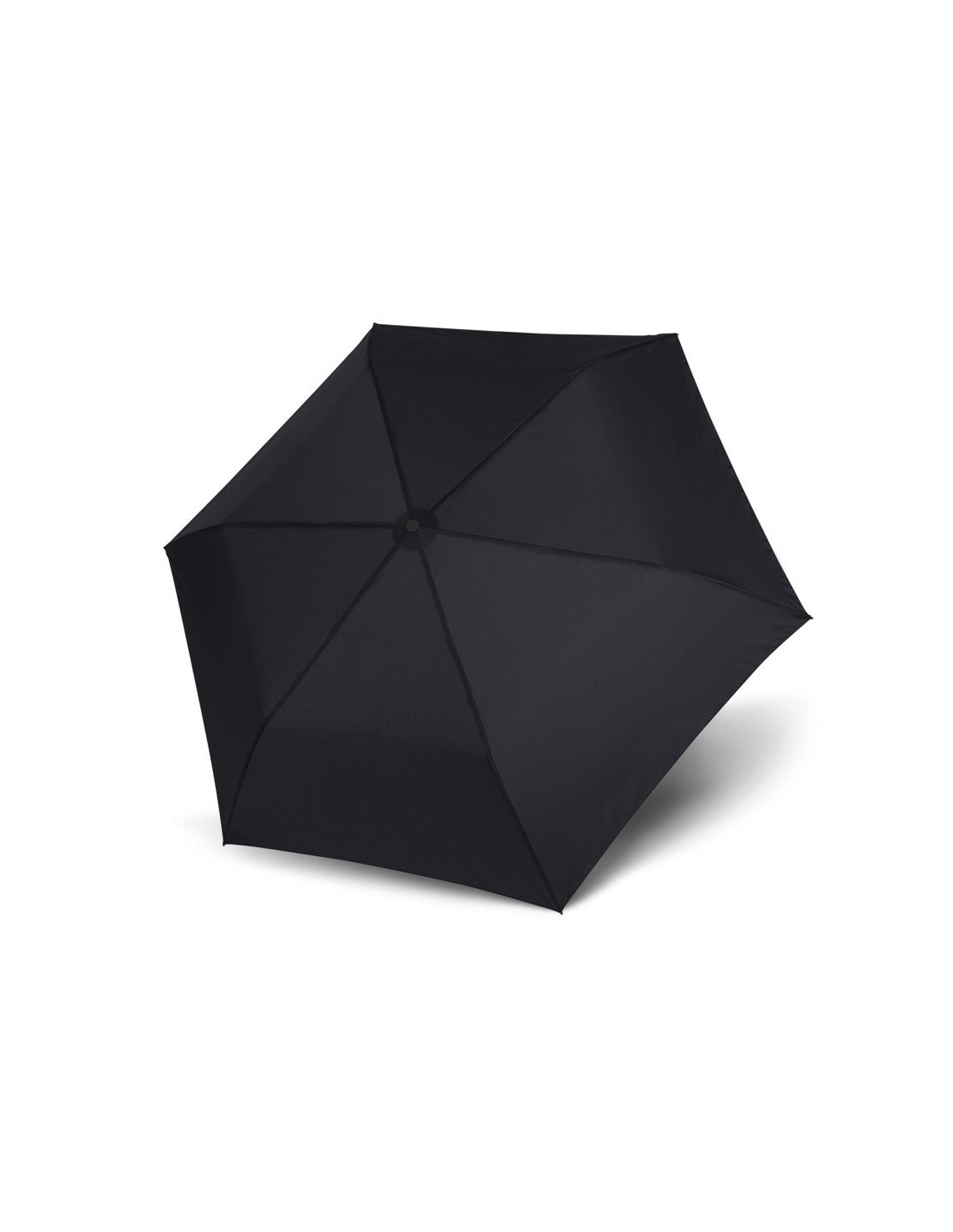 Zero large uni simply black - dámský/dětský skládací deštník