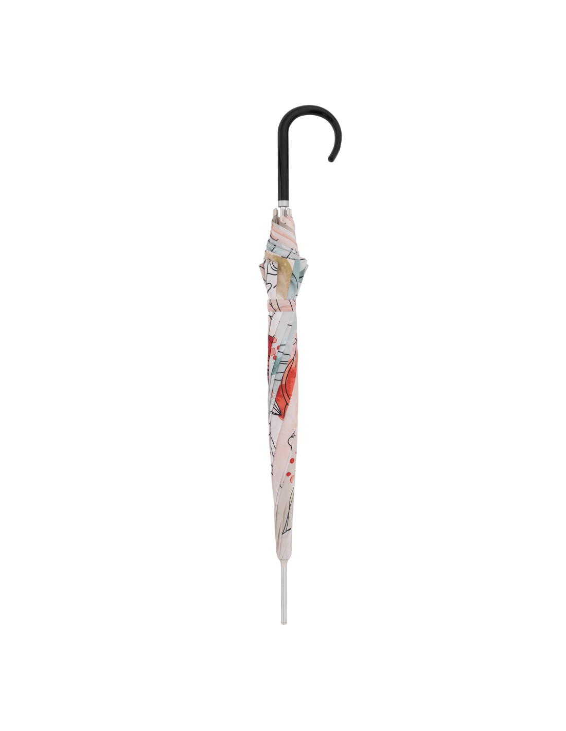 Carbonsteel Long AC Floral - dámský holový vystřelovací deštník