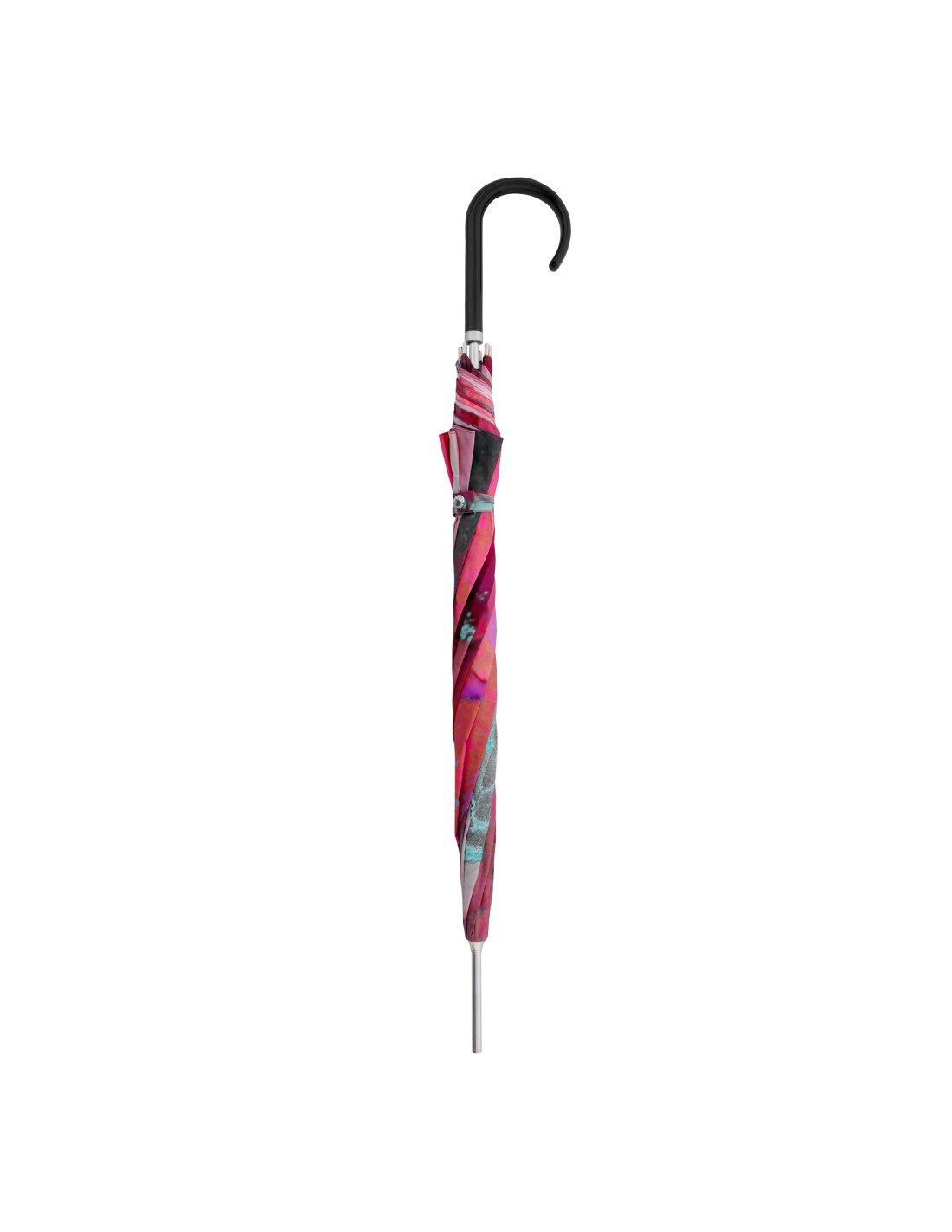 Carbonsteel Long AC MARBLE PINK - dámský holový vystřelovací deštník