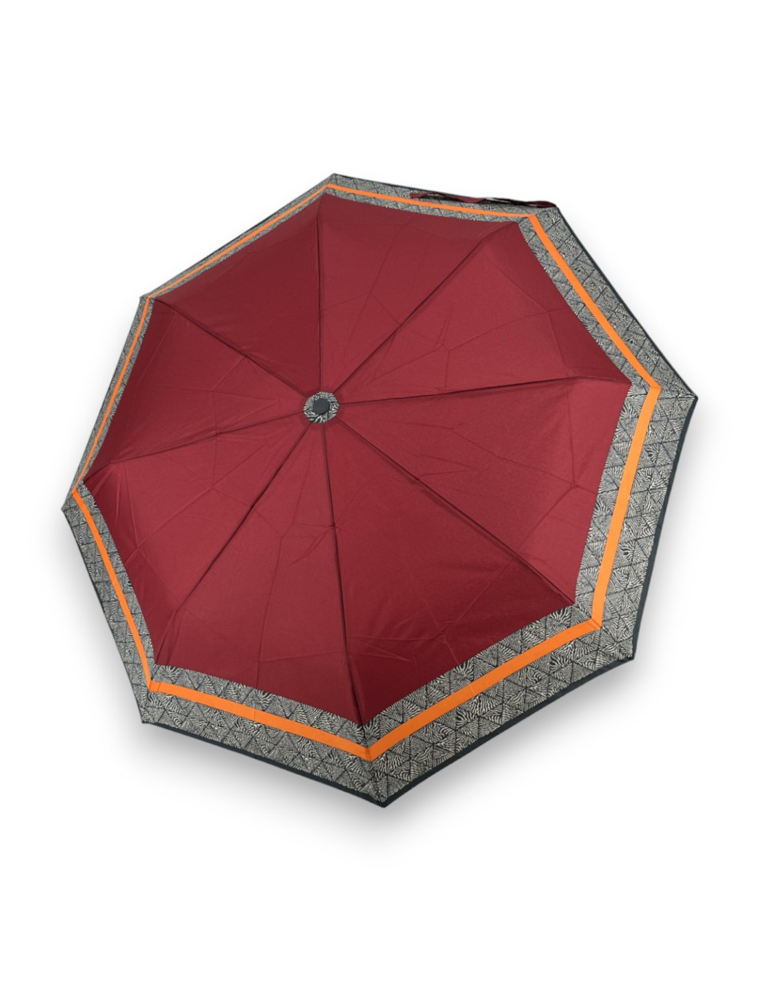 Mini Light Classic berry stripe - dámský skládací deštník