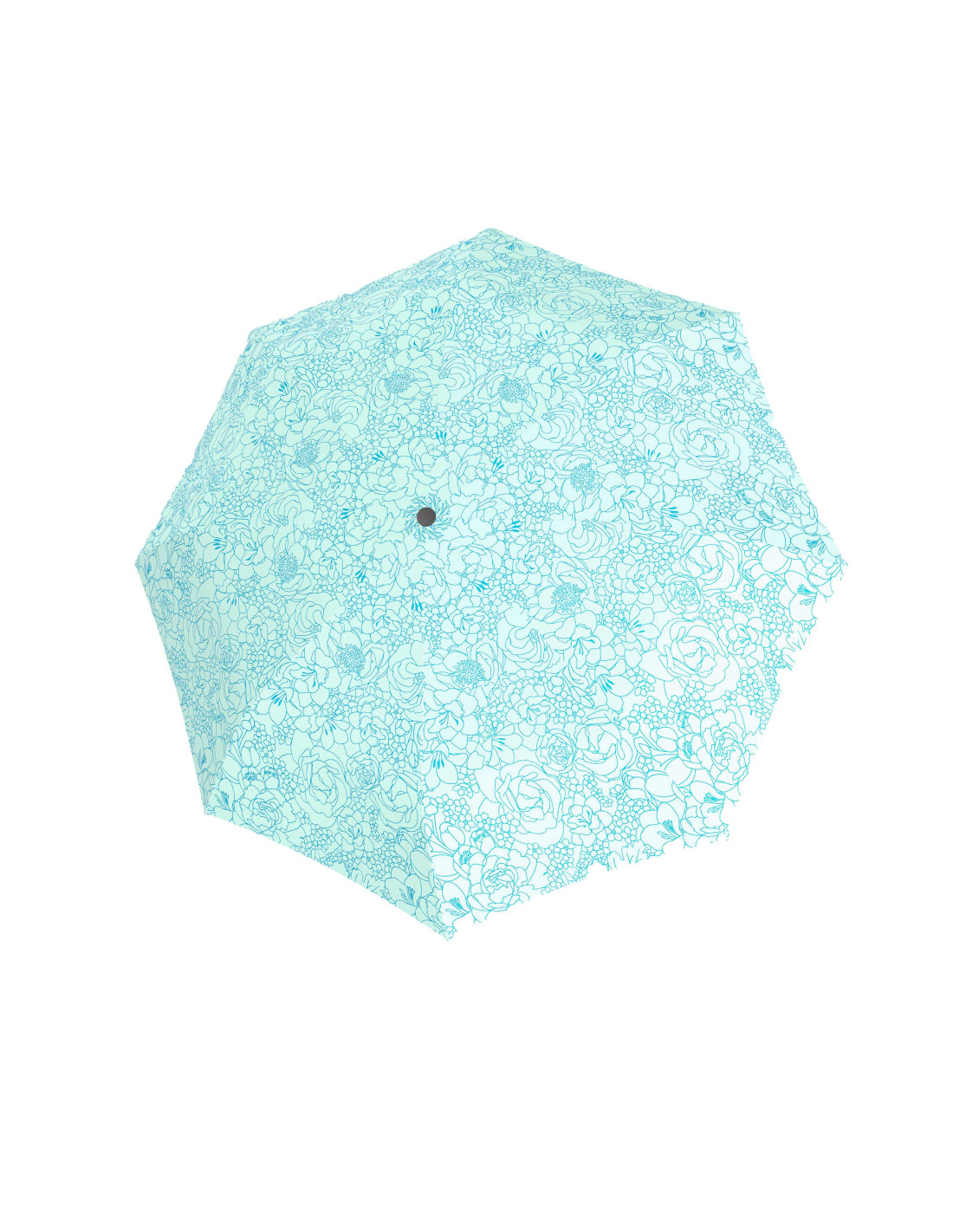 Mini Light Giardino blue - dámský skládací deštník