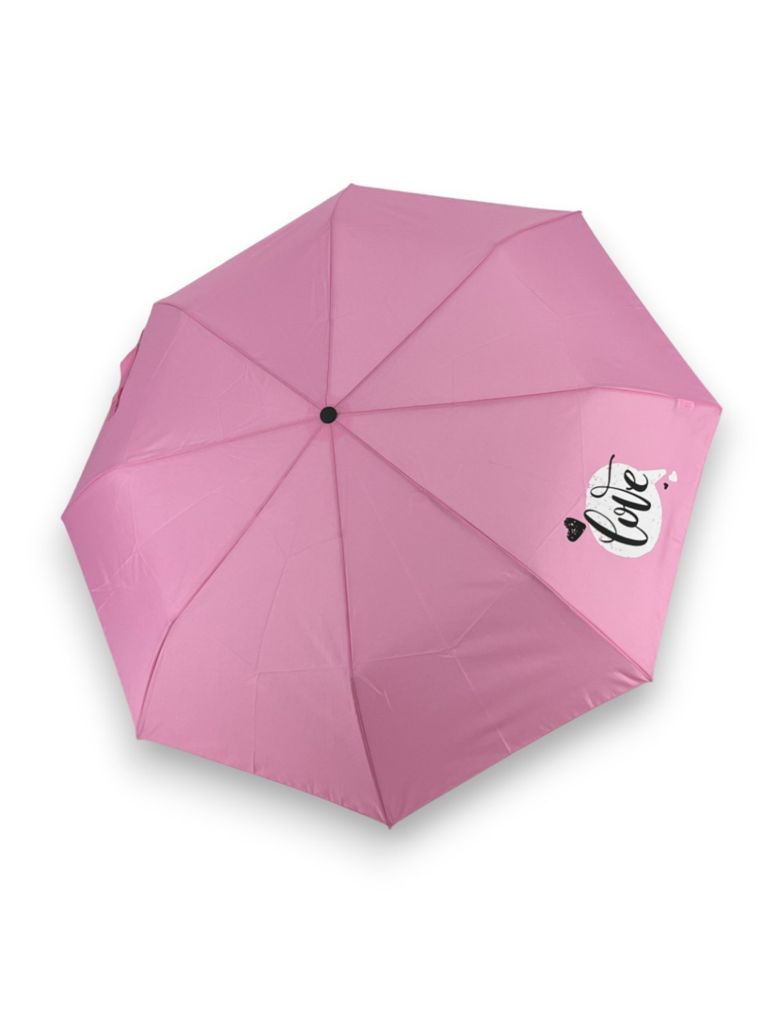 Mini Light Kids Pink Love - dětský skládací deštník
