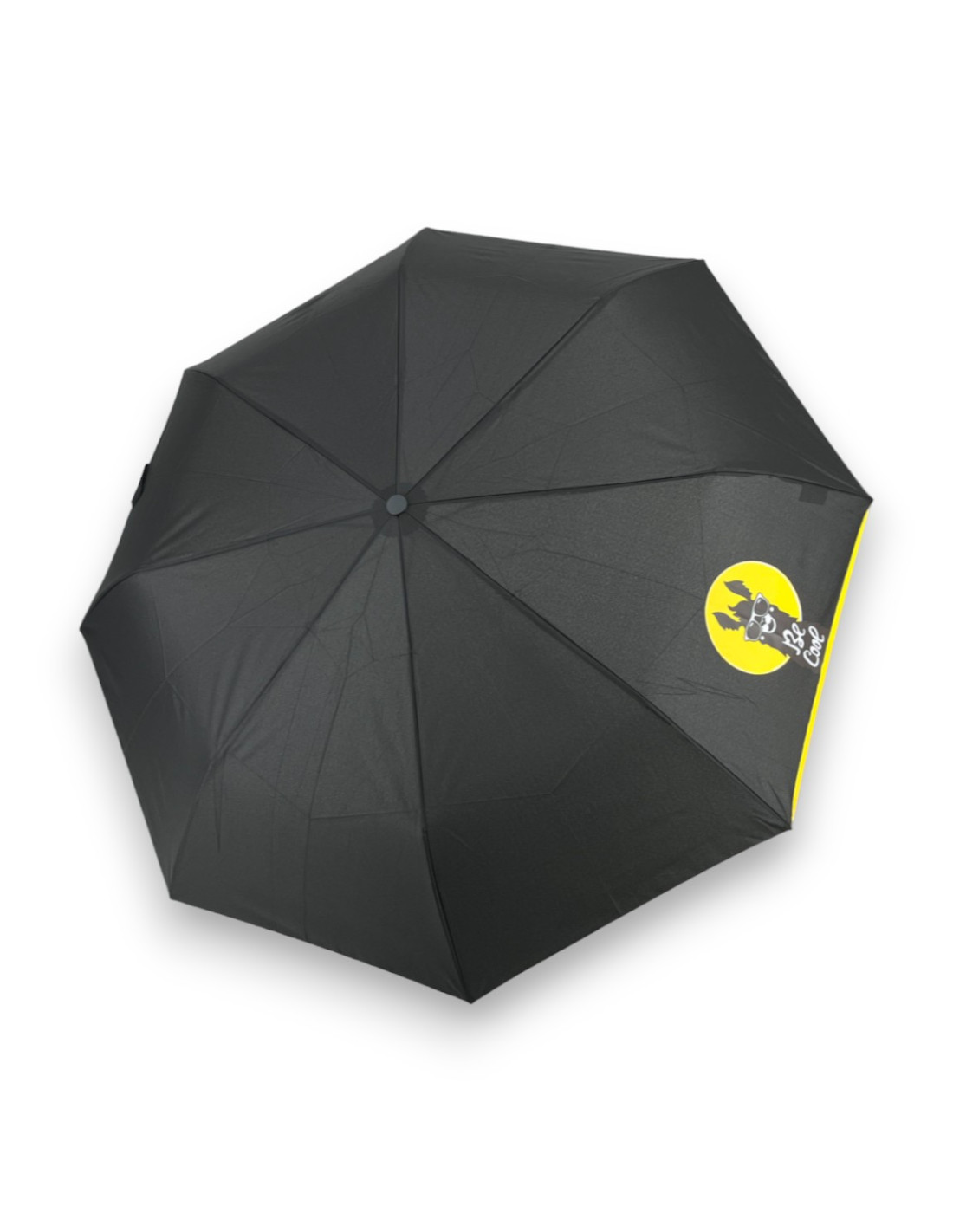Mini Light Kids Black Lama - dětský skládací deštník