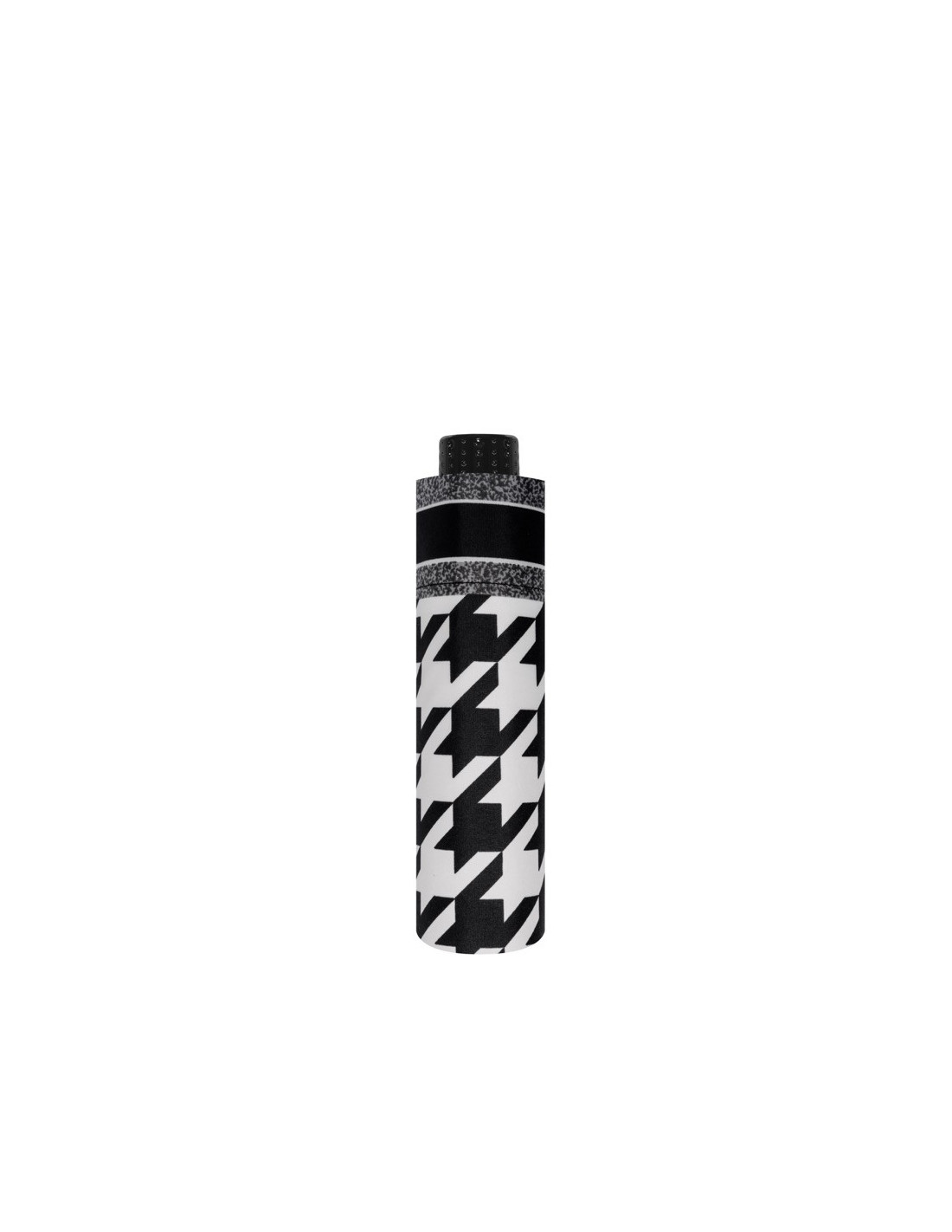 Fiber Havanna Black&White - dámský skládací deštník